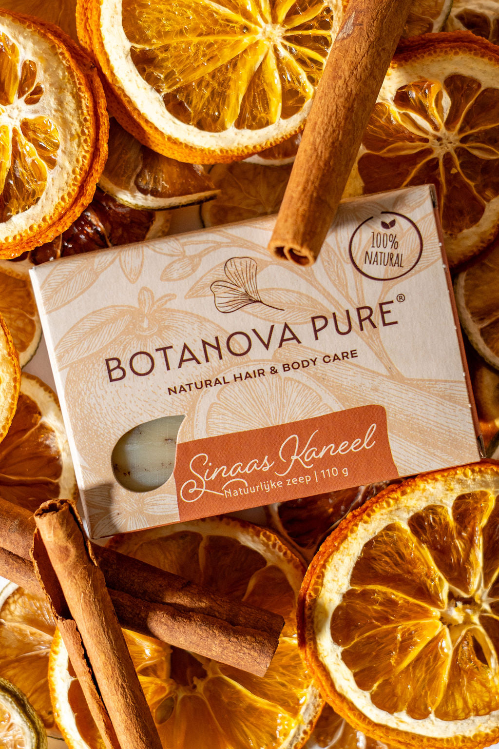 Botanova Pure Sinaas-Kaneel zeepbar